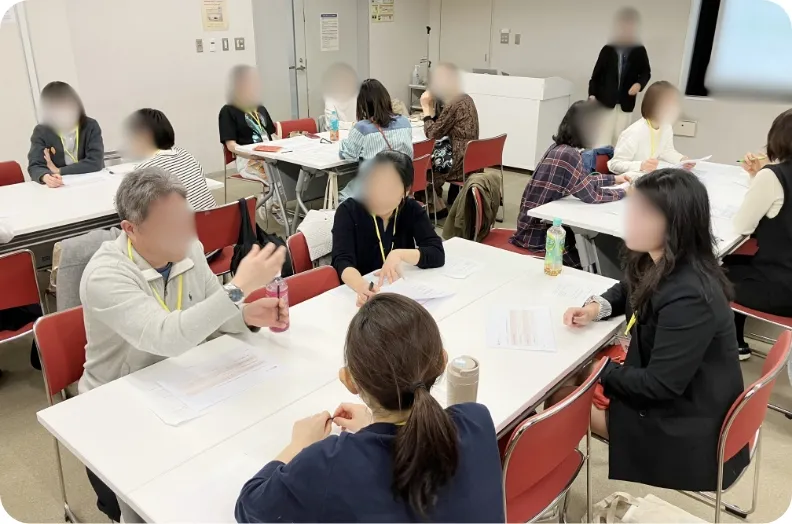 保護者向け座談会の様子
